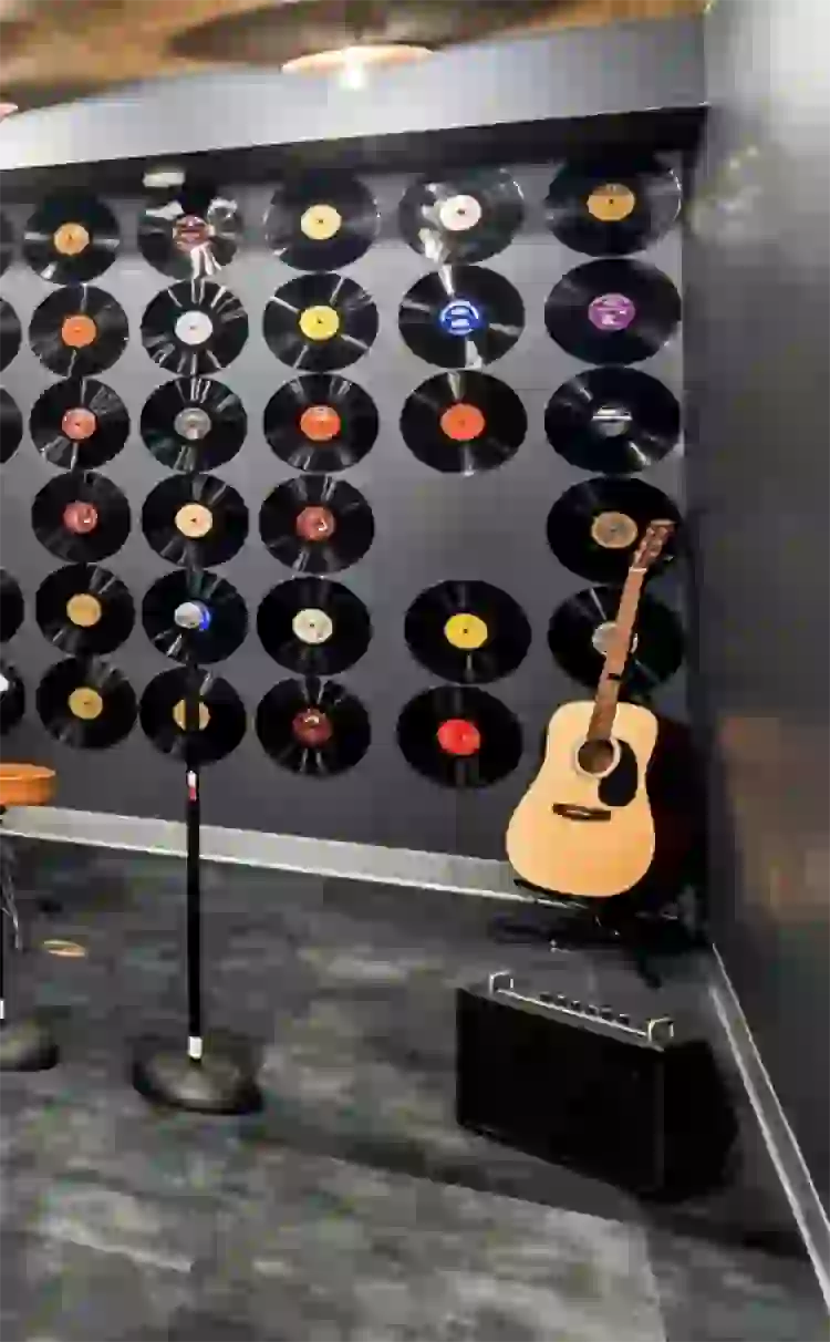 Lay down a track in the Jam Room