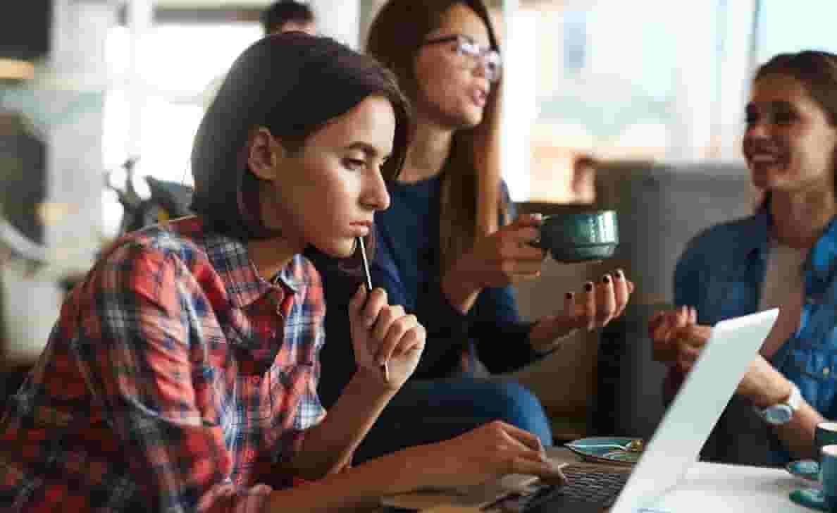 Students studying at Rise